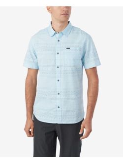 Seafaring Stripe Short Sleeves Standard Woven Shirt
