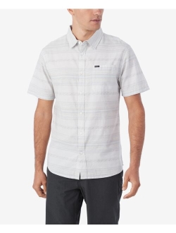 Seafaring Stripe Short Sleeves Standard Woven Shirt