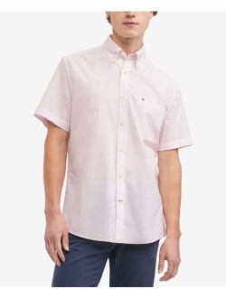 Men's Big & Tall Wainwright Solid Custom-Fit Short Sleeve Shirt