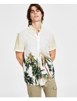 Men's Eco Collins Printed Button-Down Shirt