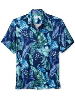 Men's Summer Street Fronds Silk Shirt