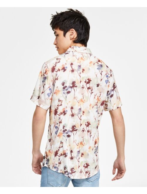 GUESS Men's Eco Desert Poppy Shirt