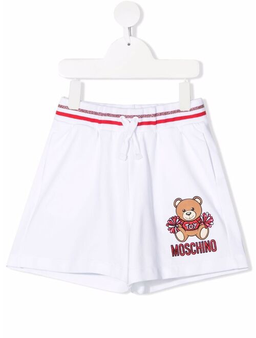 Moschino Kids toy-bear print shorts