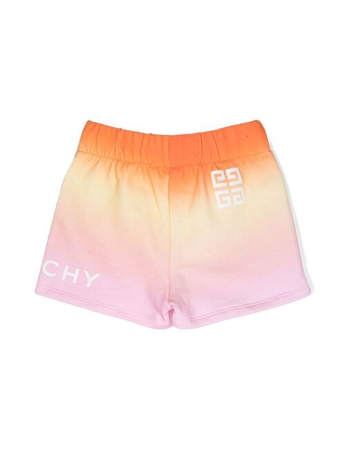 Givenchy Kids multicolour drawstring shorts