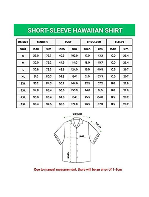NAZENTI Personalized Hawaiian Shirt - Hawaiian Picture Shirts, Funny Hawaiian T-Shirt for Men Women, Shirt with Photo