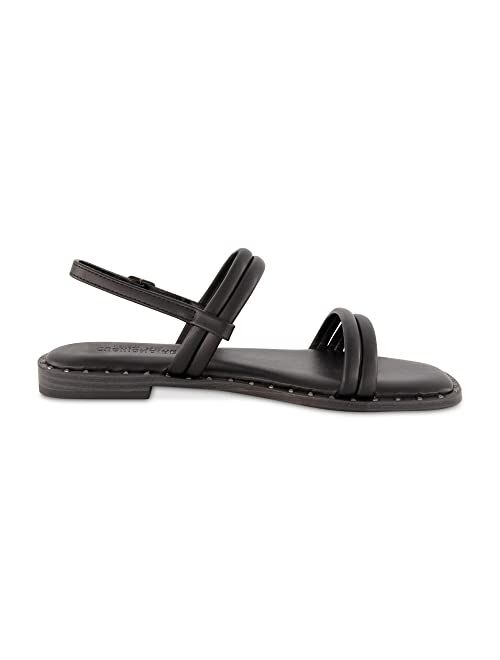 CUSHIONAIRE Women's Virgo flat sandal +Memory Foam
