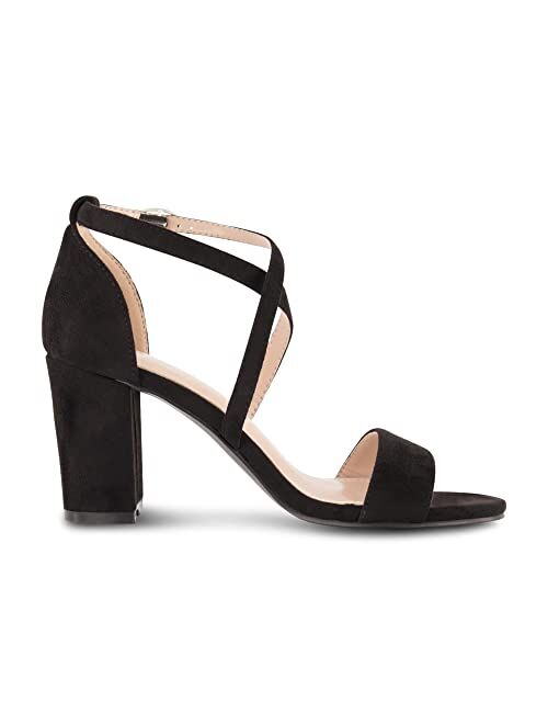 CUSHIONAIRE Women's Jules dress heel sandal with +Comfort Foam