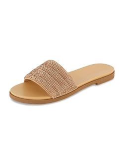 Women's Millie rhinestone slide sandal