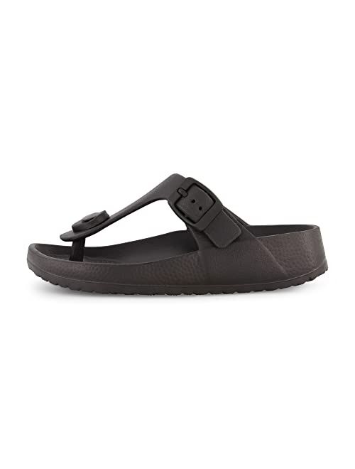 CUSHIONAIRE Kid's Ella-K EVA slide sandal with +Comfort