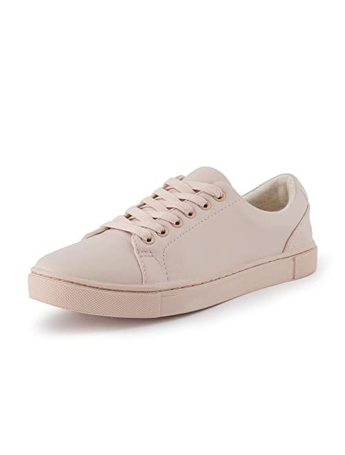 CUSHIONAIRE Women's Hashtag lace up Sneaker +Comfort Foam, Wide Widths Available