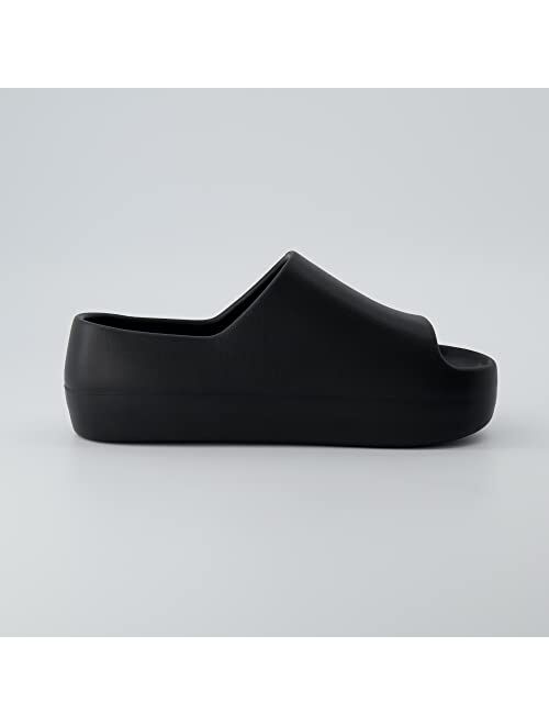 CUSHIONAIRE Women's Harrison slide sandal with +Comfort