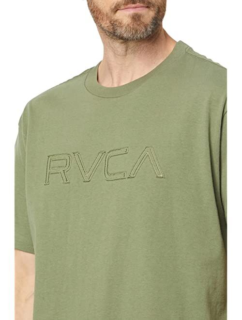 Stitched RVCA Short Sleeve Tee