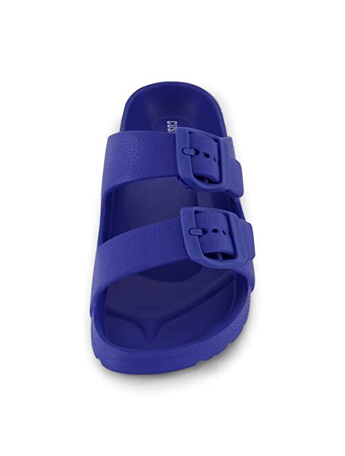 CUSHIONAIRE Kid's Elane-K EVA slide sandal with +Comfort