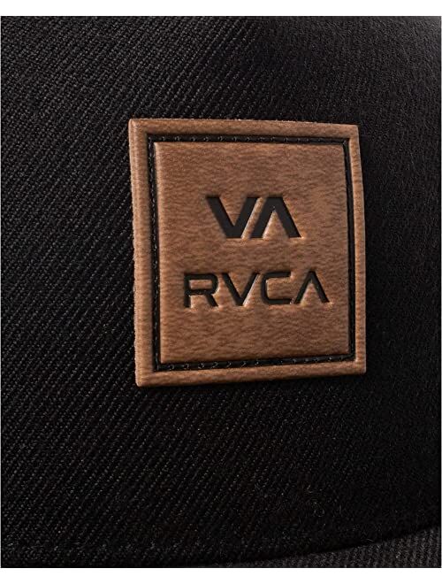 RVCA Men's Adjustable Snapback Curved Brim Trucker Hat