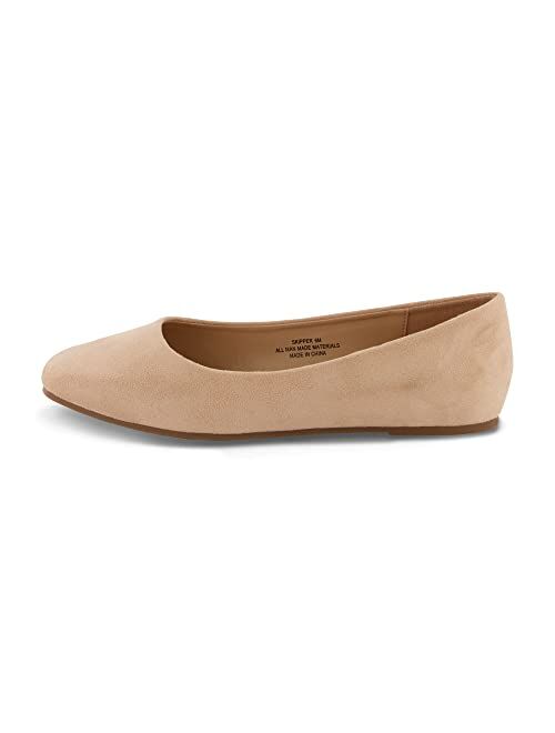 CUSHIONAIRE Women's Skipper Flat with +Memory Foam, Wide Widths Available