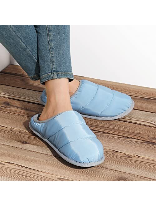 DREAM PAIRS Women's Cozy Memory Foam House Slippers with Fuzzy Wool-Like Lining, Slip-on Washable Indoor Bedroom House Shoes