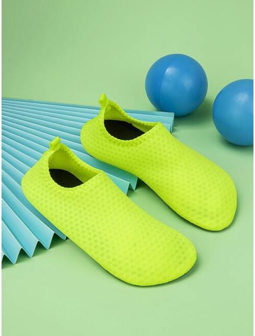 Wisen Shoes Aqua Socks For Boys, Patch Decor Fabric Water Shoes