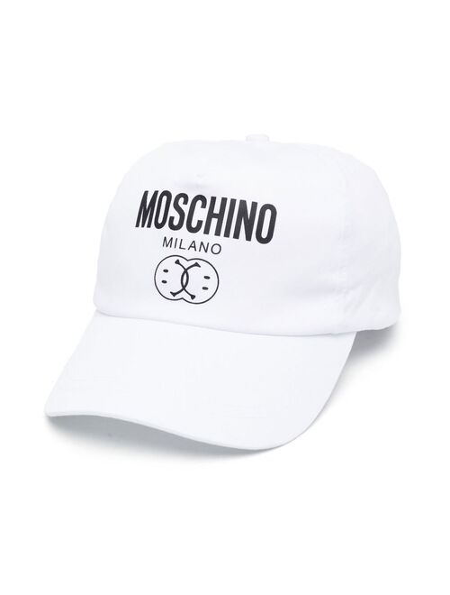 Moschino Kids logo-print baseball cap
