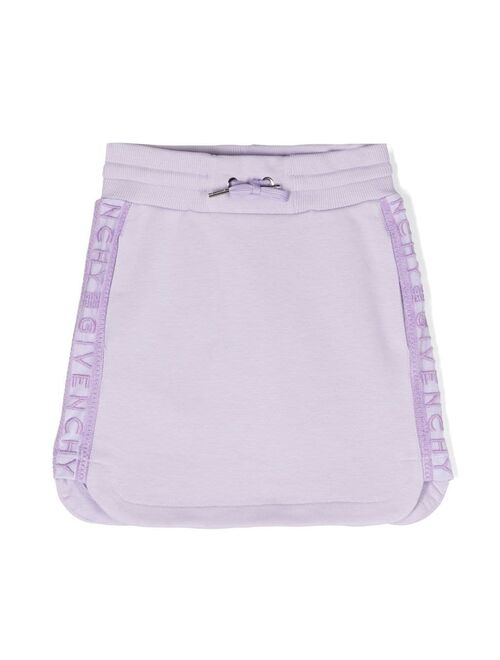 Givenchy Kids logo-embroidered mini skirt