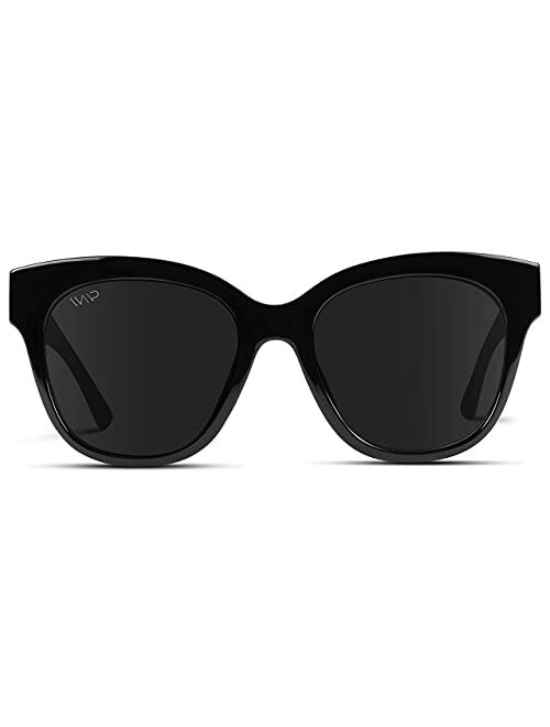 WearMe Pro - Oversized Polarized Retro Cat Eye Sunglasses for Women