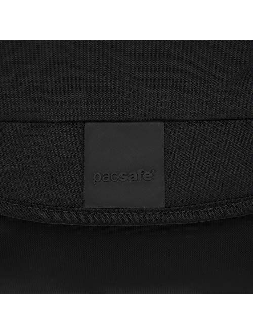 Pacsafe unisex adult 7 Liter Crossbody / - Fits Inch Tablet for Women & Men Metrosafe LS200 Anti Theft Shoulder Bag Color Black 30420100, Br/>, Black, One Size US