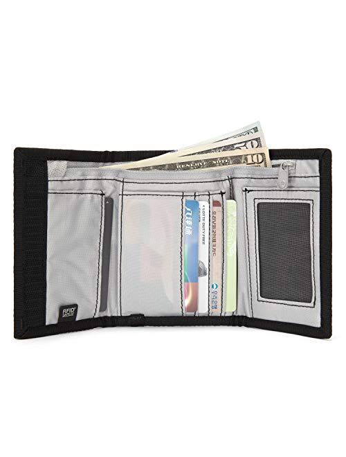 PacSafe Rfidsafe Z50 Rfid Blocking Tri-fold Black Travel Wallet, Black