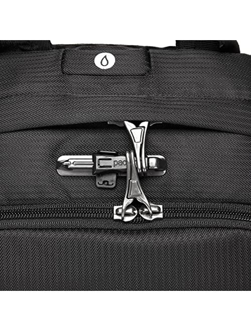 Pacsafe Vibe 25L ECONYL Travel Anti Theft Pack - Fits 13 inch Laptop, ECONYL Black