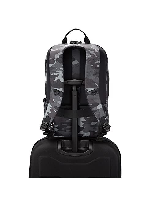 Pacsafe Men's Metrosafe X Anti Theft 20L Backpack-with Padded 15" Laptop Sleeve, Camo, 20.5 Liter