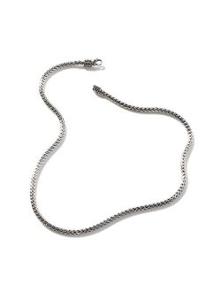 Women's Classic Chain Silver Slim Necklace 3.5mm