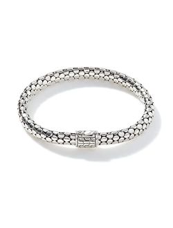 Women's Dot Silver 6.5mm Chain Bracelet