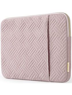 Laptop Sleeve,BAGSMART Laptop Case Cover Compatible with 13-13.3 inch Notebook,MacBook Air,MacBook Pro 14 Inch,Computer,Water Repellent Protective Case with Pocket,Pink