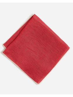 Italian linen pocket square