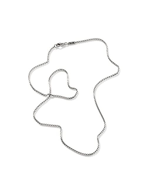 John Hardy Men's Classic Chain Silver 2mm Box Chain Necklace