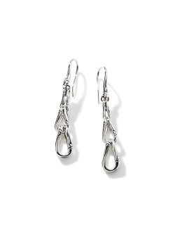 Bamboo Linear Drop Earrings