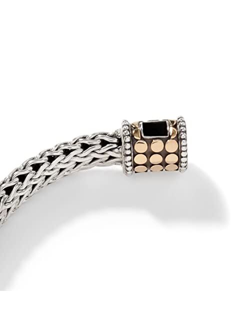 John Hardy Women's Dot 6.5mm Gold & Silver Bracelet, Size M