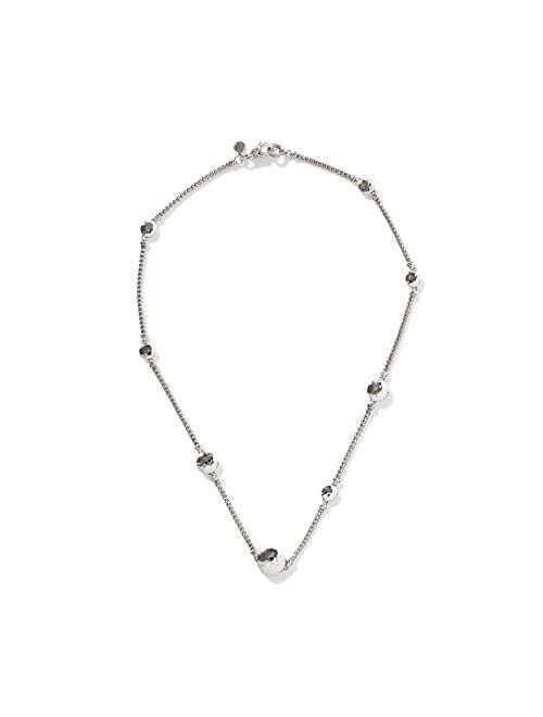 John Hardy Women's Dot Hammered Silver Disc Stations Sautoir Necklace
