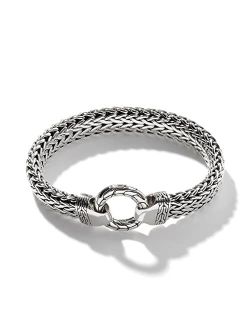 Men's "Classic Chain" Sterling Silver 11mm Chain Bracelet with Lobster Clasp