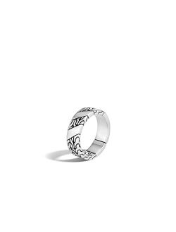 Classic Chain Silver 7mm Band Ring