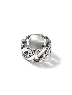 Classic Chain Silver 11mm Band Ring
