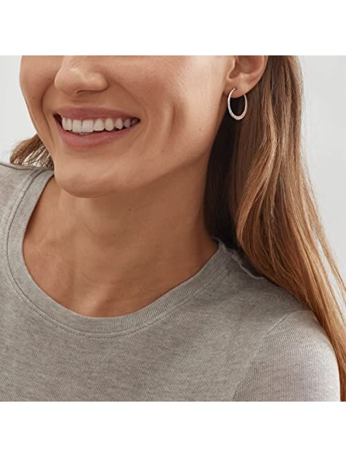 Silpada 'Full Circle' Sterling Silver Hoop Earrings
