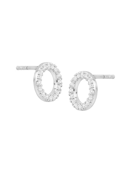 Silpada 'Brillante' Cubic Zirconia Stud Earrings in Sterling Silver