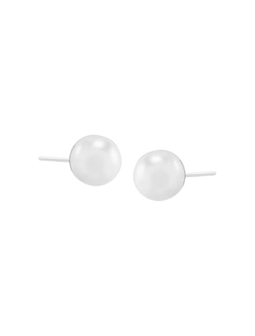 Silpada 'Having a Ball' 10 mm Stud Earrings in Sterling Silver