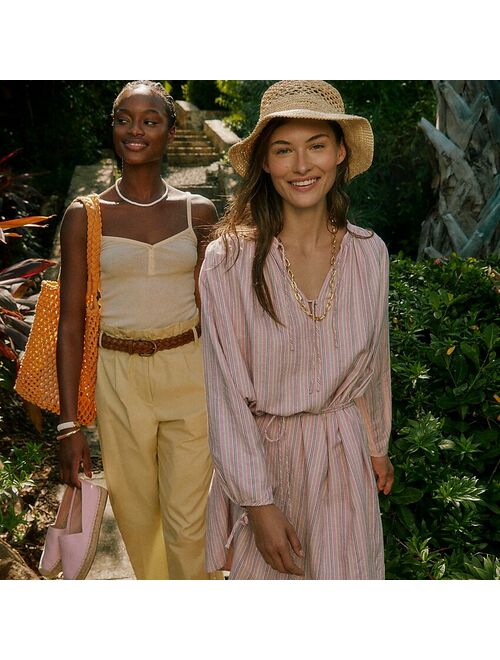 J.Crew Open-weave packable straw hat