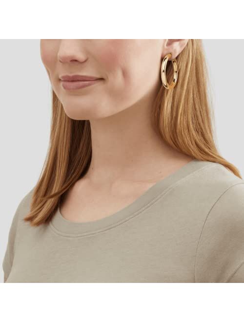 Silpada 'Frame High Hoop Earrings'