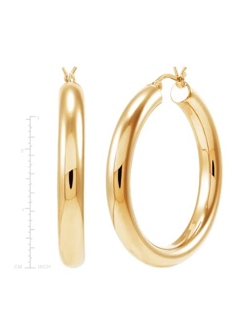 Silpada 'Frame High Hoop Earrings'