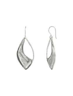 'Leaf It To Me' Drop Earrings in Sterling Silver