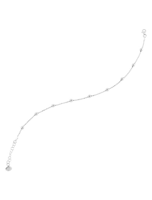 Silpada .925 Sterling Silver Anklet, Ankle Bracelet for Women, Jewelry Gift Idea, Ball and Chain', 9" + 1"