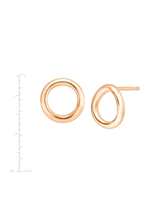 Silpada 'Karma' Open Circle Stud Earrings in Sterling Silver