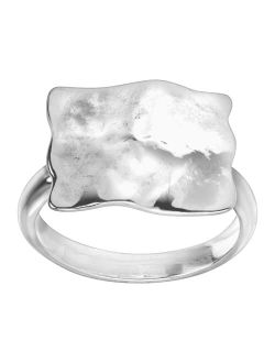 'Square Root' Ring in Sterling Silver