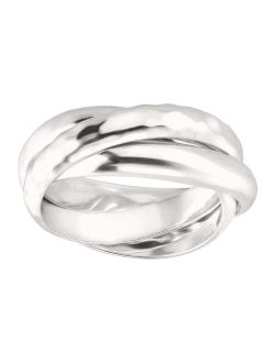 'Showtime' Crisscross Ring in Sterling Silver